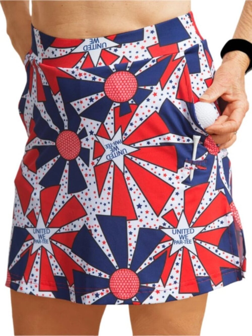 Golf Bella Straight United We Par-Tee Golf Skort Size S